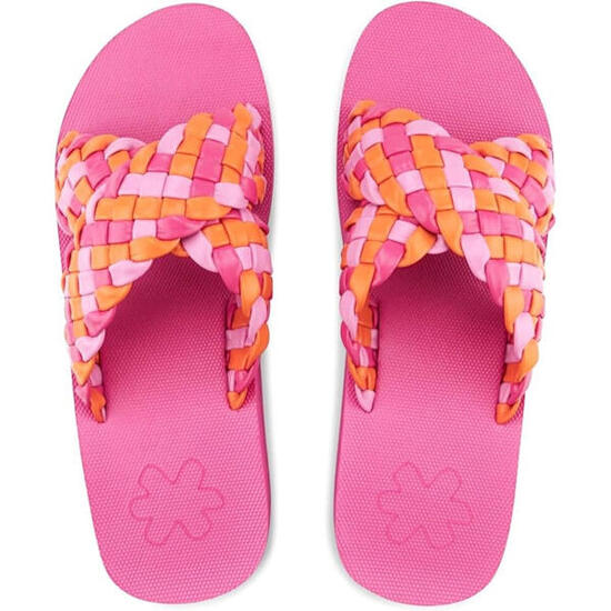 Chanclas de playa Wedgy Cross para mujer