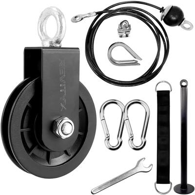 Kabeltrekstation pulley set voor krachttraining complete montageset