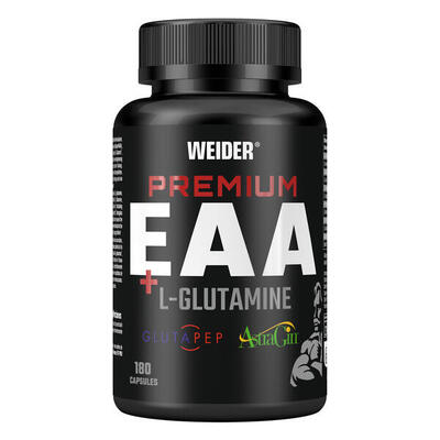 Weider premium eaa + l-glutamine (180 caps) unflavoured - aminozuren