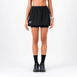 Jupe/Cuissard Femme Trail-Running ZIPRUN SKIRT 3 IN 1