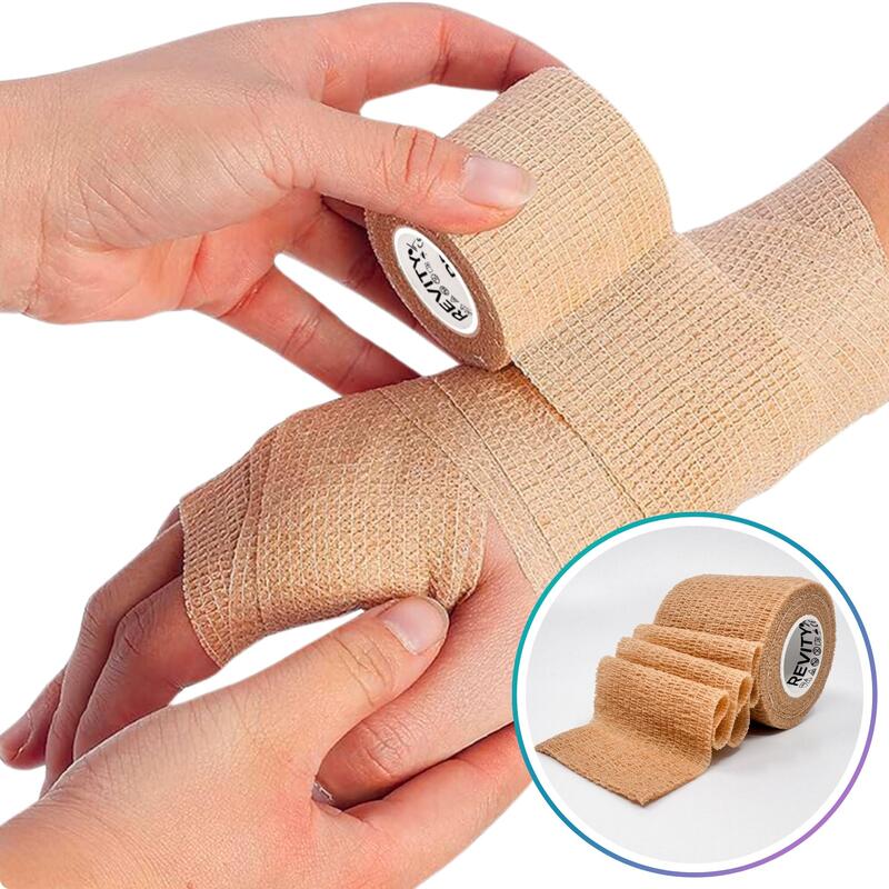 Bandaj coeziv autoadeziv elastic 5 cm x 4,5 m dispozitiv medical, 1 buc, Revity