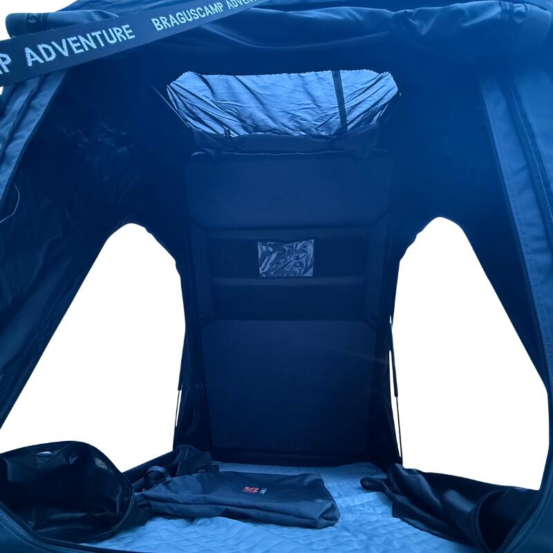 BRAGUSCAMP Tienda De Techo para coche SAVAGE 218×135×165cm Aluminio 4/7