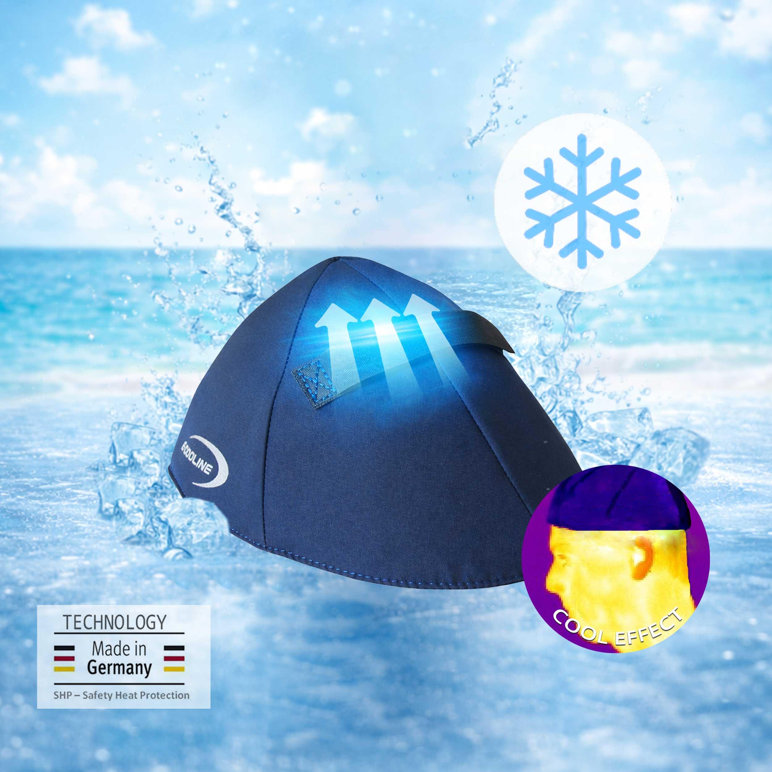 E.COOLINE Powercool SX3 Bandeau de casque rafraîchissant | activé par l'eau 4/9