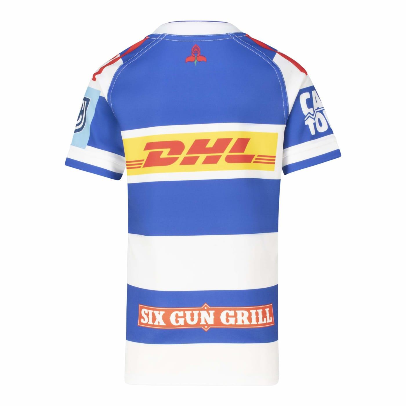 Maglia Home Stormers URC Bambino Adidas Blue and White 2/4