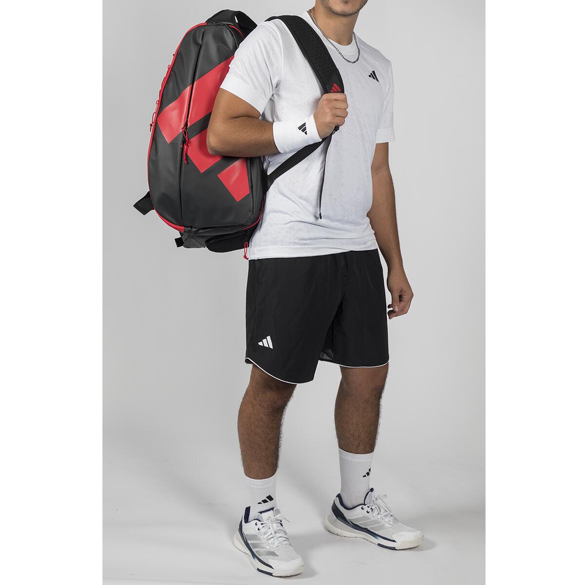 Adidas Padeltas – Racket Bag MULTIGAME Black/Red 2026 5/7