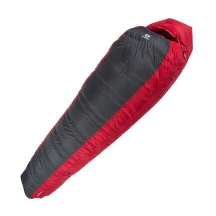 Sac de couchage momie Himalaya Looping III 500 – gauche – 200 cm – Rouge