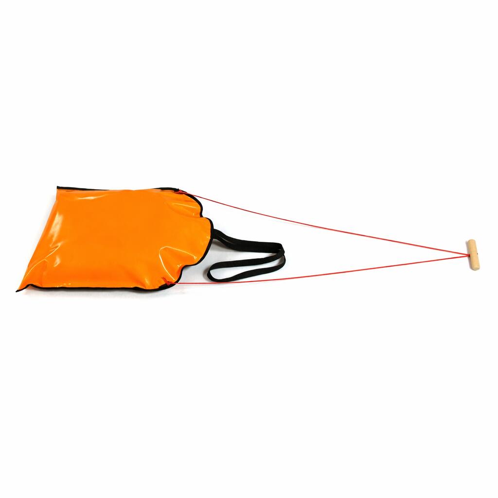 DREWMAX Schneegleiter AD312 Orange mit 3,0 m Zugseil AD299 DUO HOLL 3/7