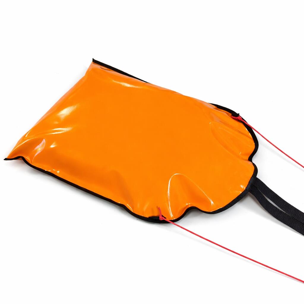 DREWMAX Schneegleiter AD312 Orange mit 3,0 m Zugseil AD299 DUO HOLL 2/7