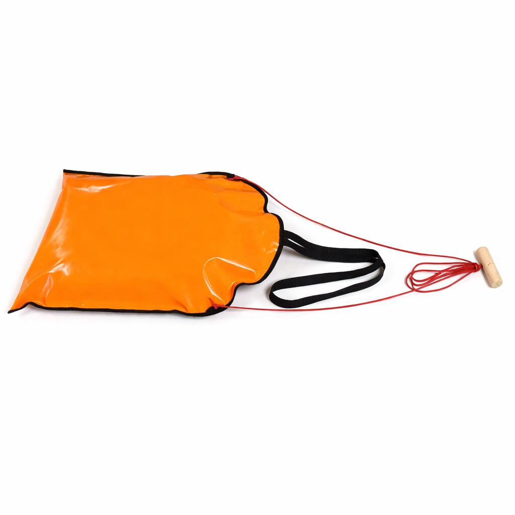 DREWMAX Schneegleiter AD312 Orange mit 3,0 m Zugseil AD299 DUO HOLL 5/7