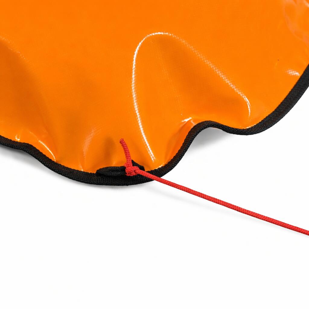 DREWMAX Schneegleiter AD312 Orange mit 3,0 m Zugseil AD299 DUO HOLL 4/7