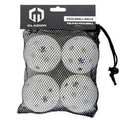 Ensemble de 4 balles de pickleball d'intérieur TIRQ