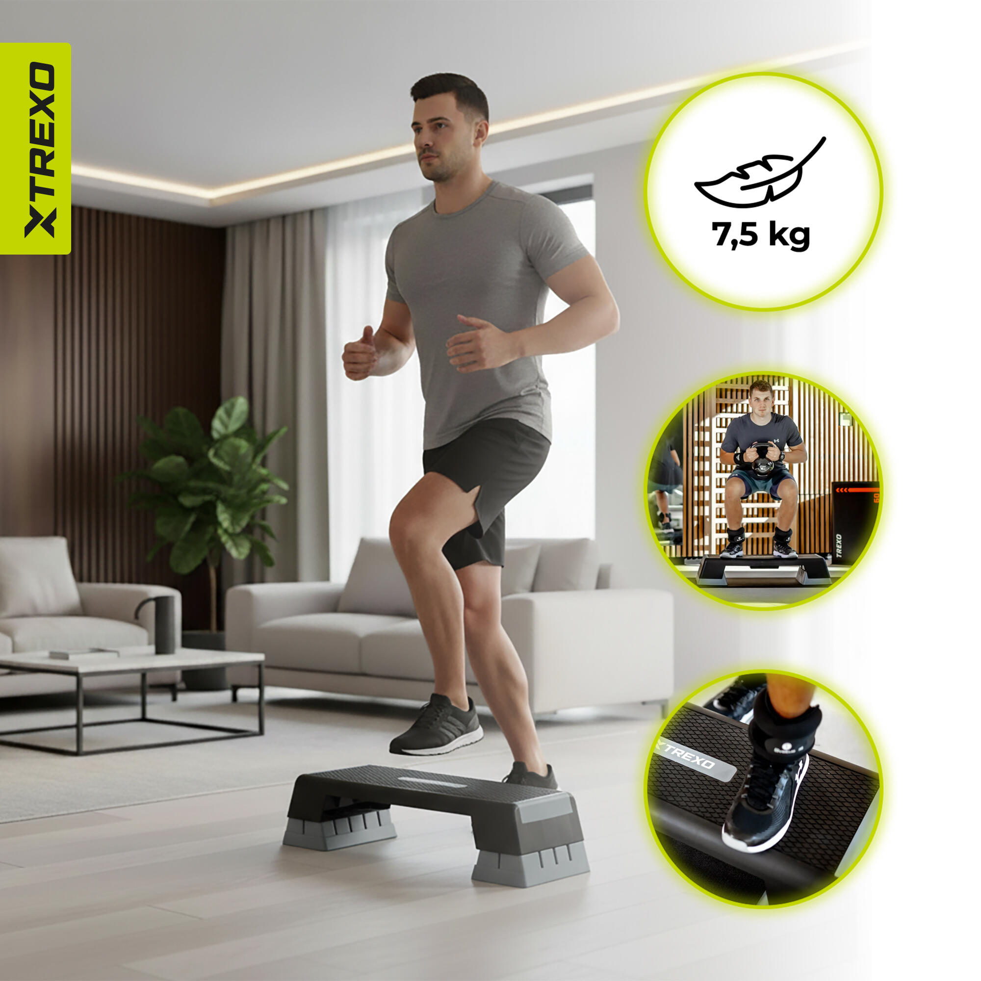 XTREXO TXO-B4W007 paso de aeróbic 6/7