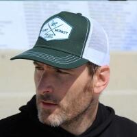 Casquette Trucker - 5 panneaux / Adulte / Taille unique (vert/blanc) 4/7