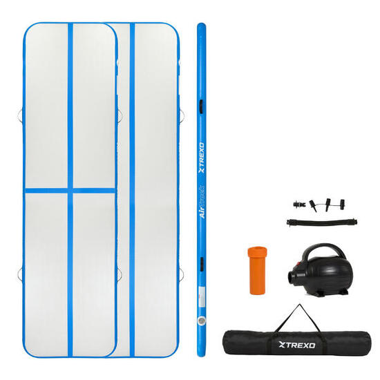 Parcours de gymnastique XTREXO 400 x 10 cm blanc