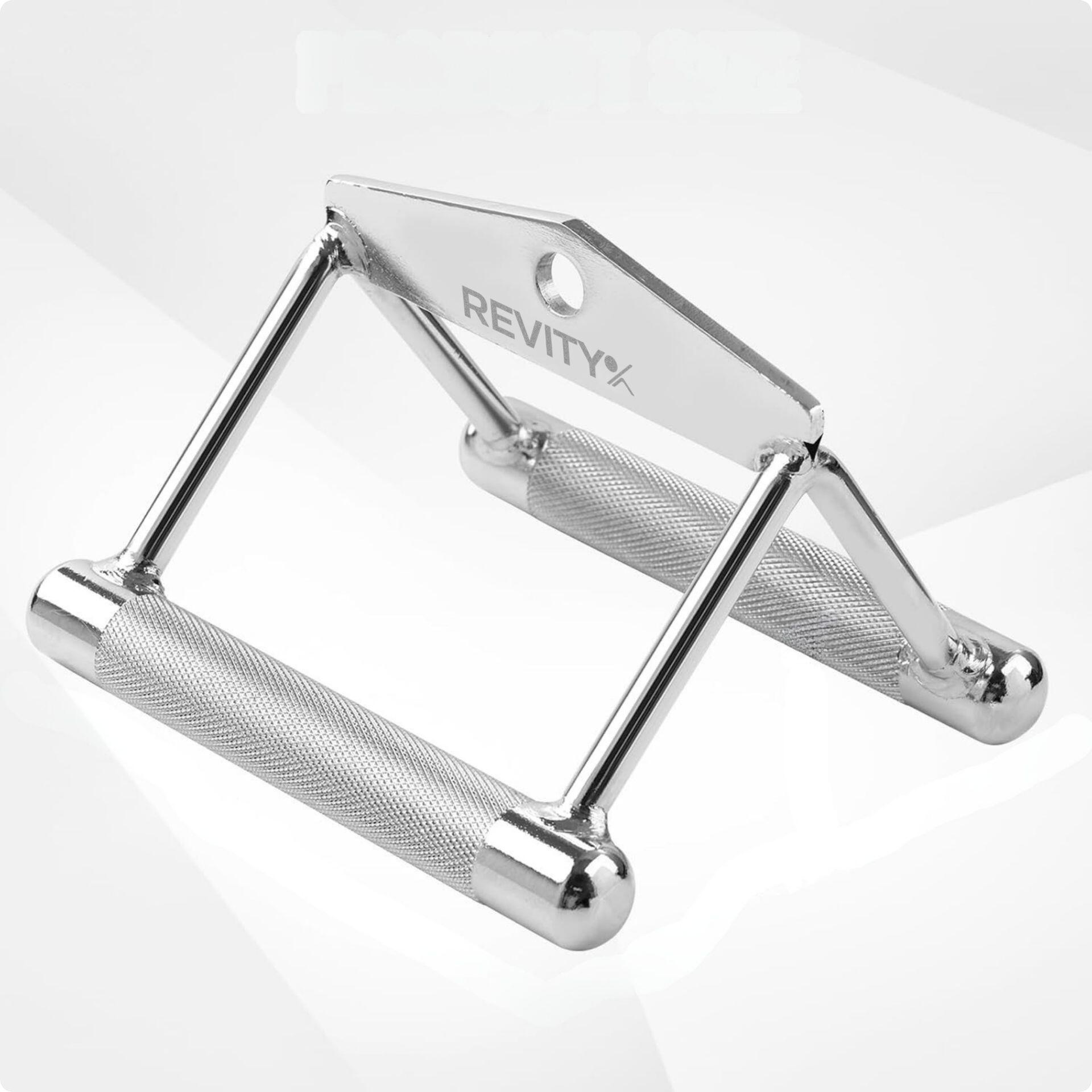 Accessoire câble poignée double triangle pour cable machine, musculation Revity 7/7