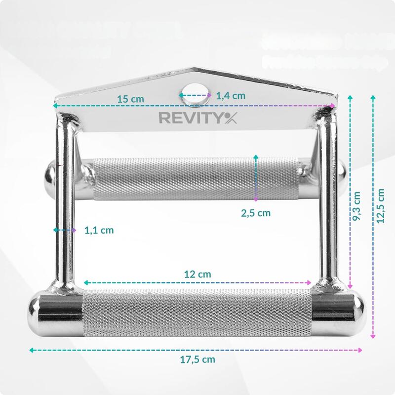 Mâner dublu triunghiular pentru scripete/atlas Revity 17,5 x 15 x 12,5 cm