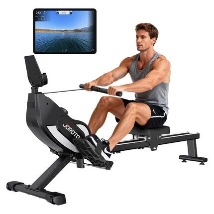 Rameur magnétique JR20 pour domestique, avec Bluetooth et APP, écran LCD