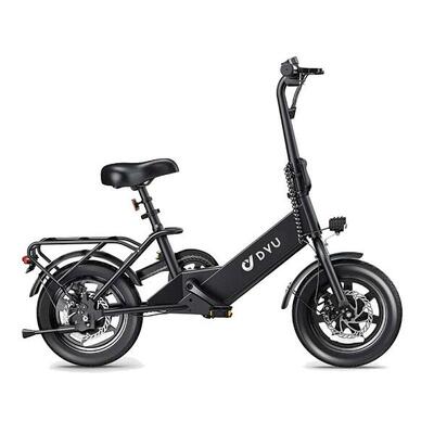 Dyu c3 vouwelektrische fiets voor woon-werkverkeer, stads-ebike 250w 36v7.5ah
