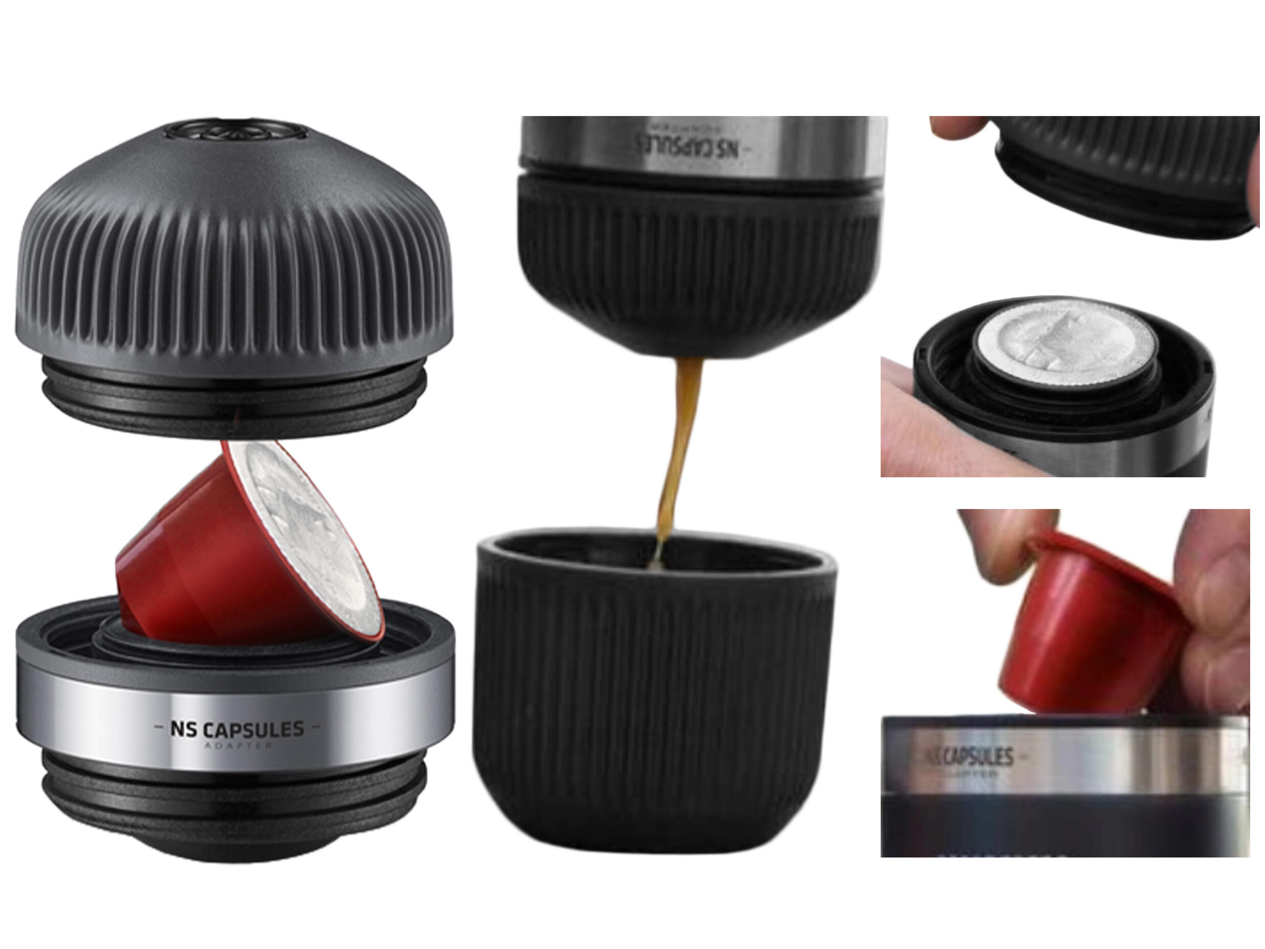 NS adaptér pro Nanopresso – připravte espresso z Nespresso kapslí 2/4