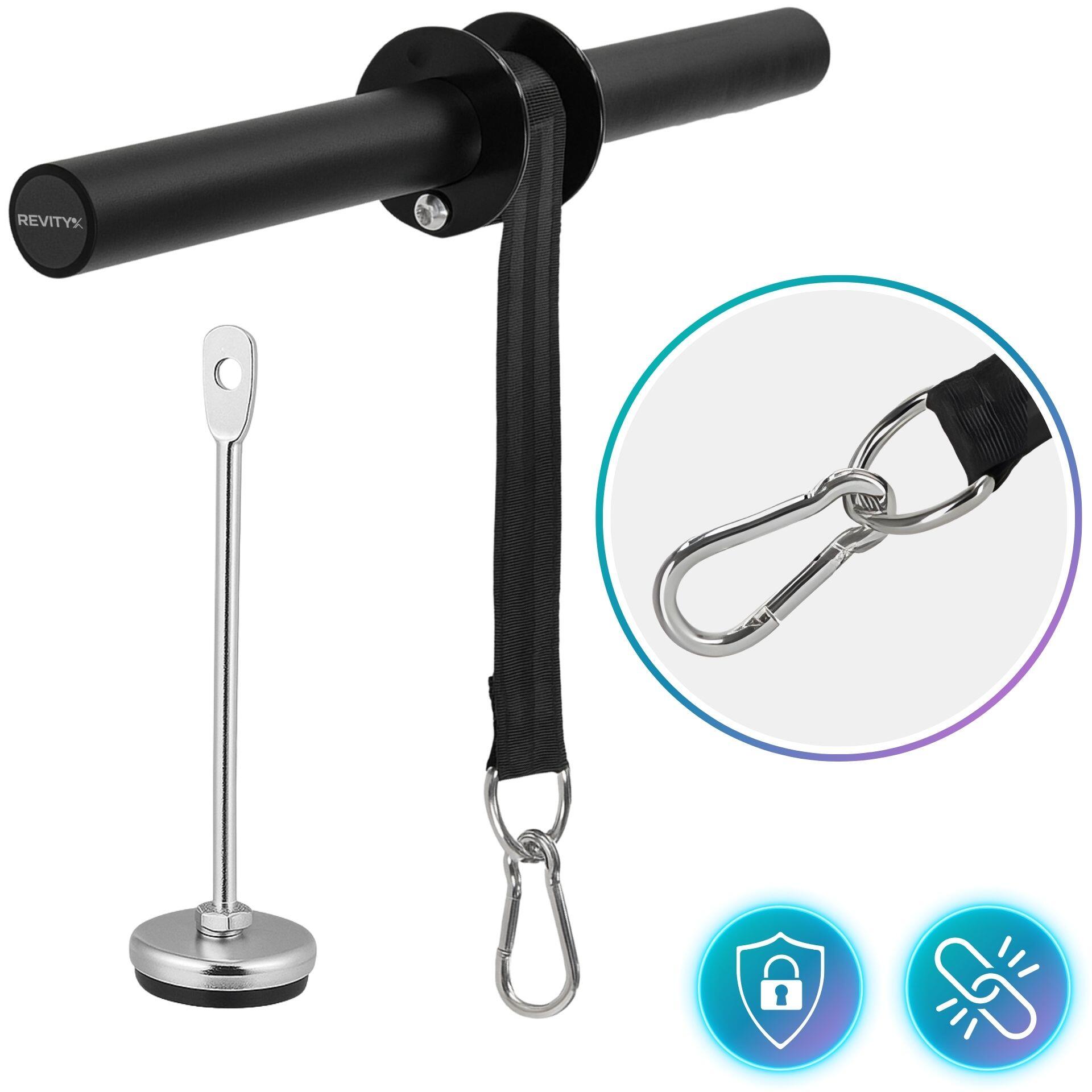 Entrenador de antebrazo 40,5 cm para fuerza de prensión Wrist Roller 7/7