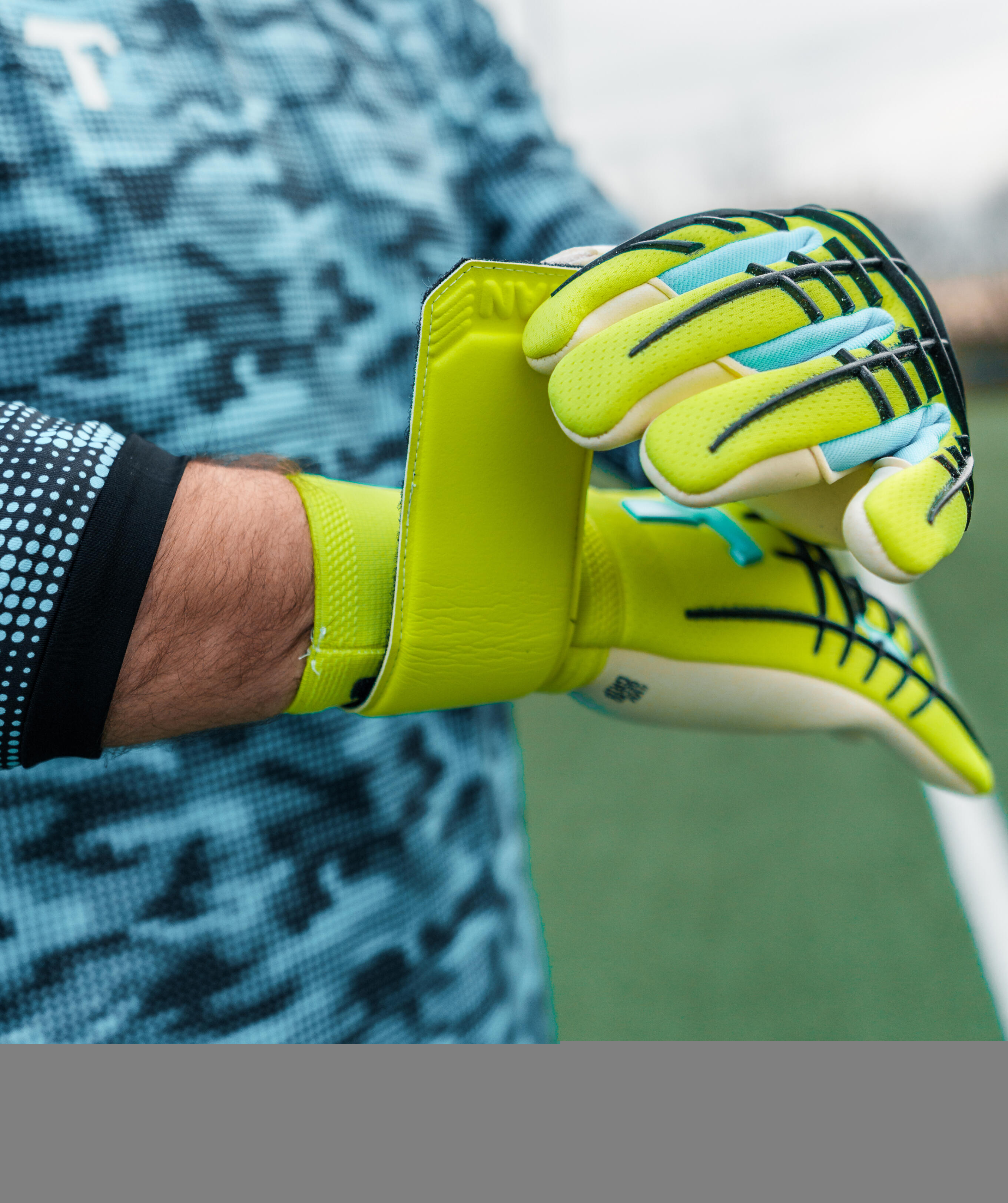 Torwarthandschuhe Erwachsene Fluo Beast 3.0, viele Größen 6/7