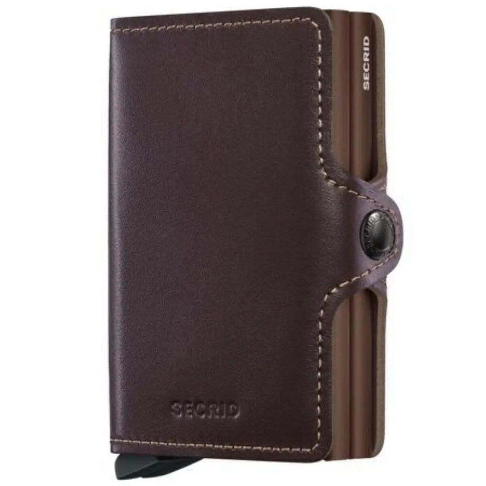 Secrid Twinwallet Compact RFID Wallet - Original Chocolate