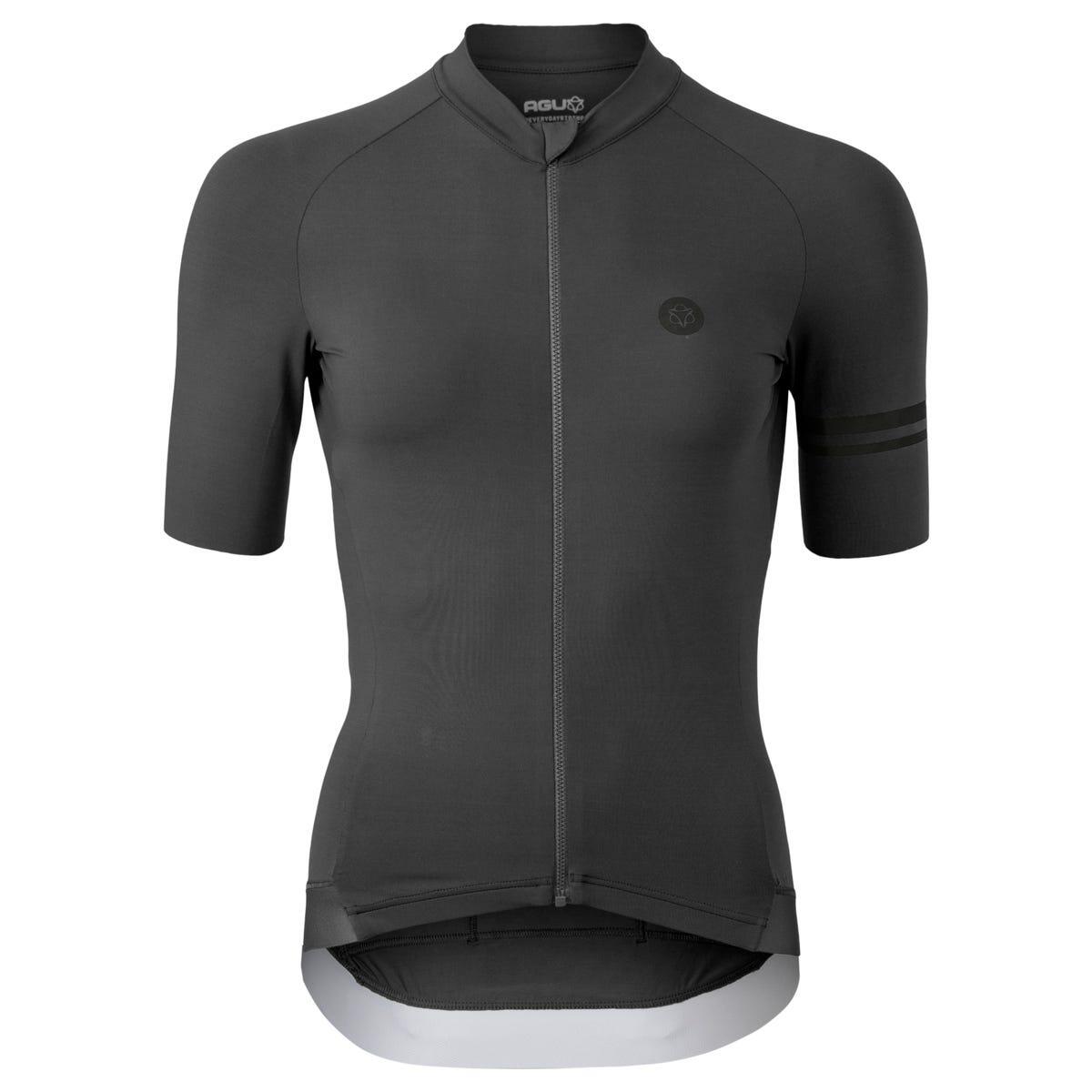 Agu - Solid Maillots Ss Performance Femme - Chemise Manches Courtes - Noir - Decathlon