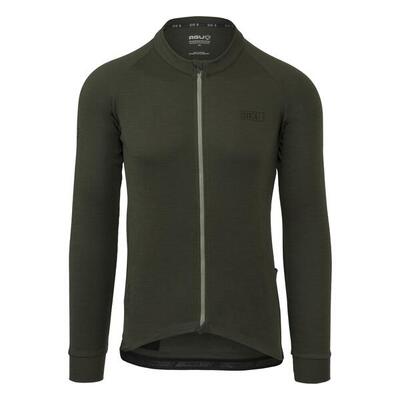 Merino fietsshirt lange mouwen six6 heren