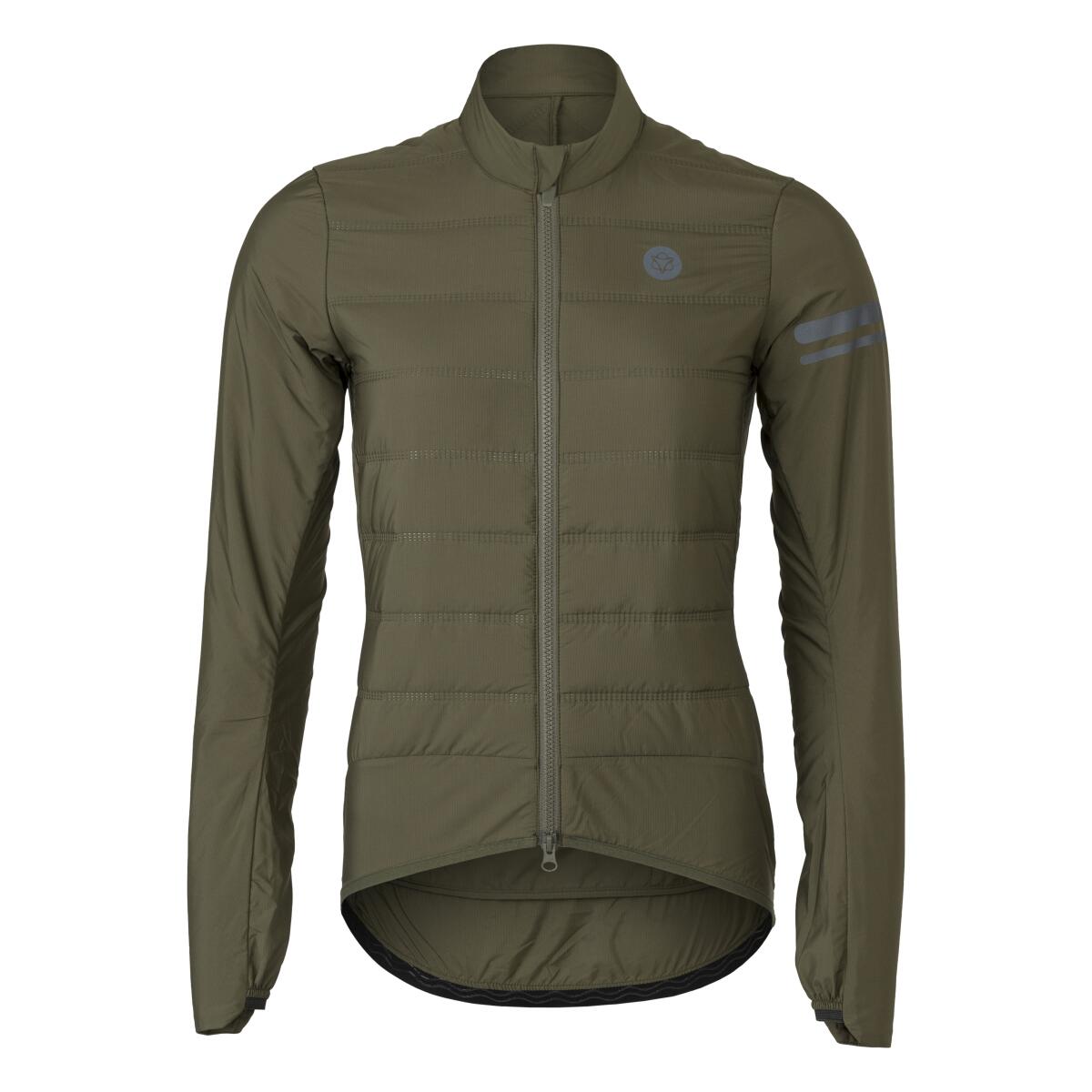Agu - Padded Veste Performance Femme - Doudoune Synthétique - Vert - Decathlon