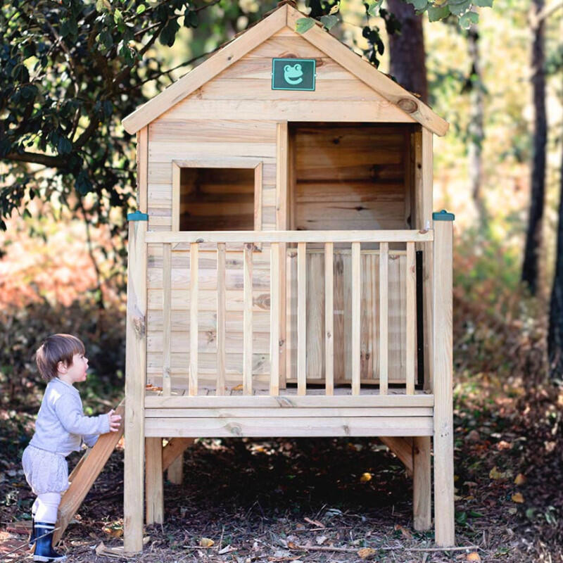 Cabane en bois enfant sur pilotis WINNY 2/5