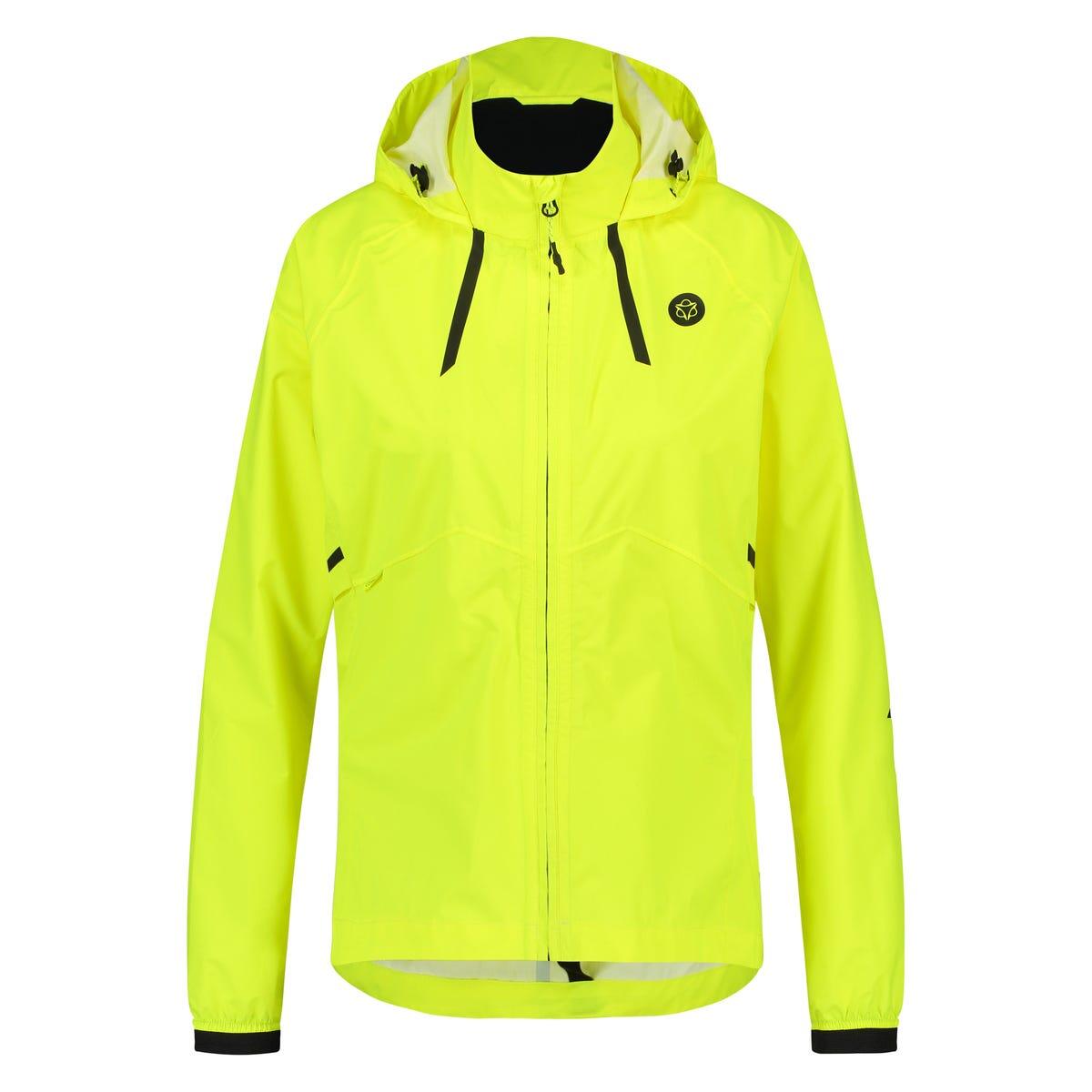 Agu - Compact Veste Imperméable Commuter Femme Hi-vis - Coupe-pluie - Jaune - Decathlon