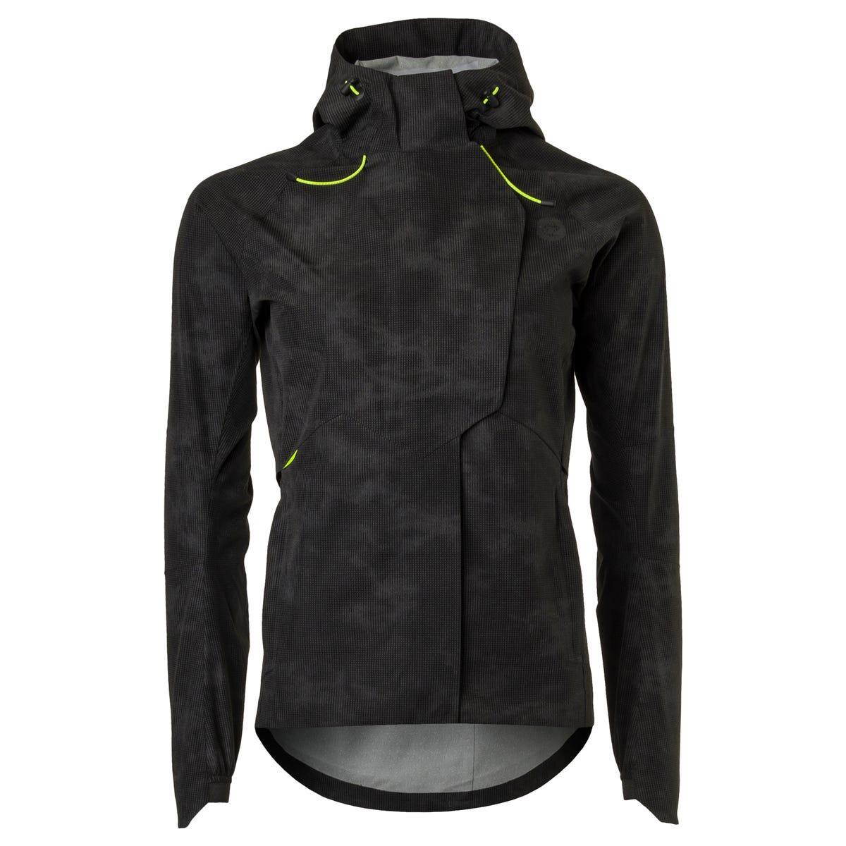 Agu - Tech Veste Imperméable Commuter Femme Hi-vis & Reflection - Coupe-pluie - Noir - Decathlon