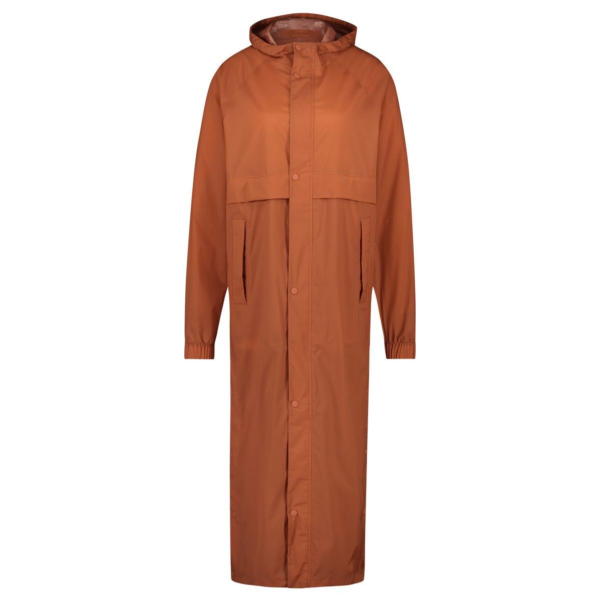 Agu - Packable Parka Veste Imperméable Urban Outdoor - Coupe-pluie - Rouge - Decathlon