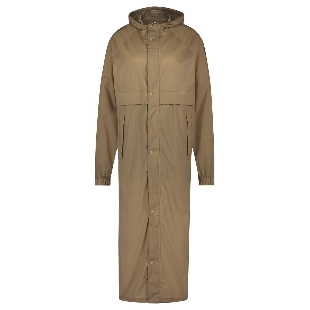 Agu - Packable Parka Veste Imperméable Urban Outdoor - Coupe-pluie - Gris|marron - Decathlon