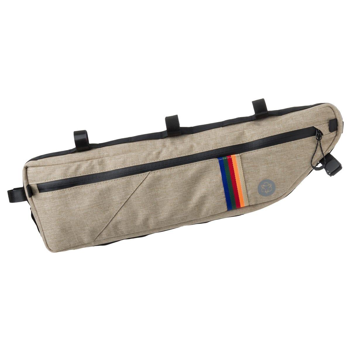 Agu - Tube Sac À Carde Venture - Sacoche De Cadre - Beige - Grand - Decathlon