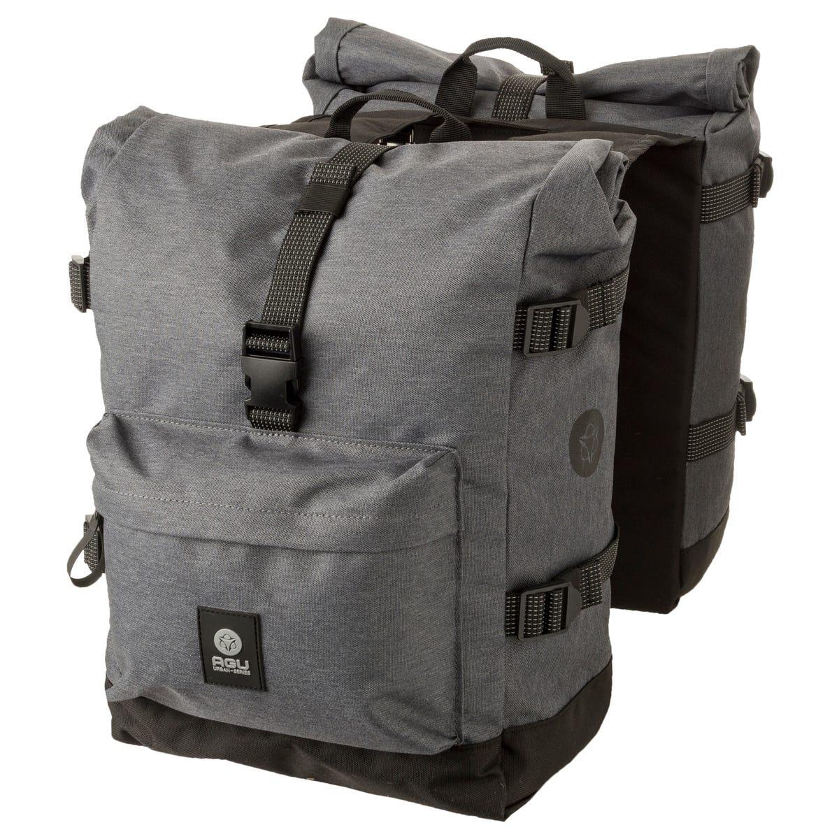 Agu - H2o Roll-top Ii Sac Double Vélo Urban - Sacoche Vélo - Gris - 28 L - Decathlon