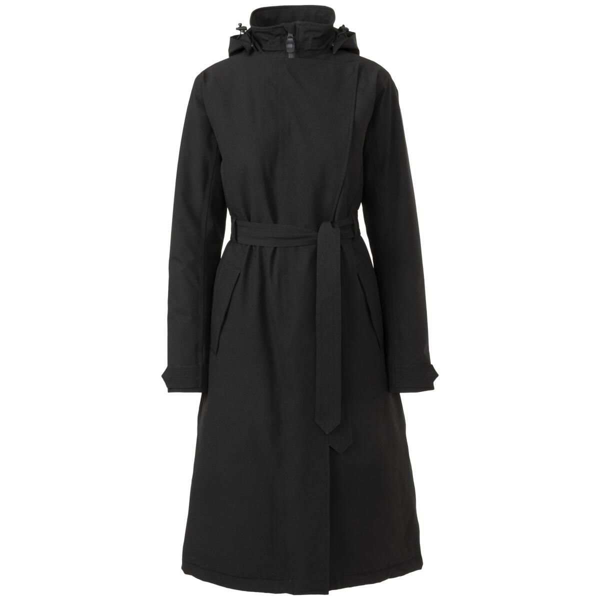 Agu - Trench Coat Puff Veste De Pluie En Hiver Urban Outdoor Femme - Doudoune Synthétique - Noir - Decathlon