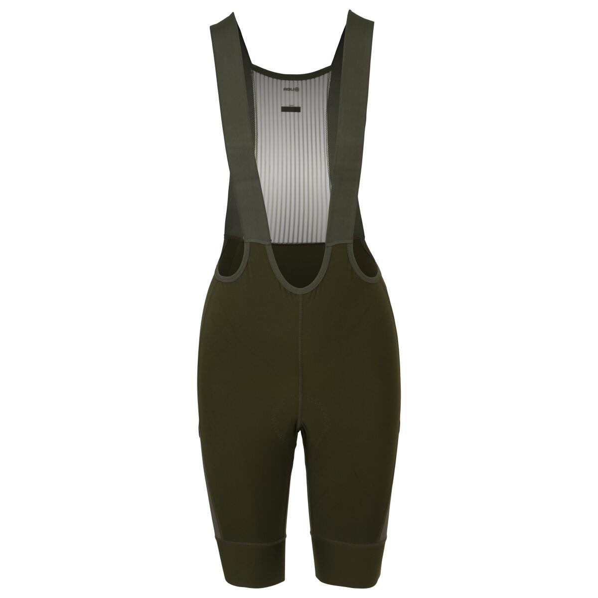 Agu - Gravel Cuissard Court À Bretelles Venture Femme - Cuissard De Vélo À Bretelles - Vert - 40 M - Decathlon