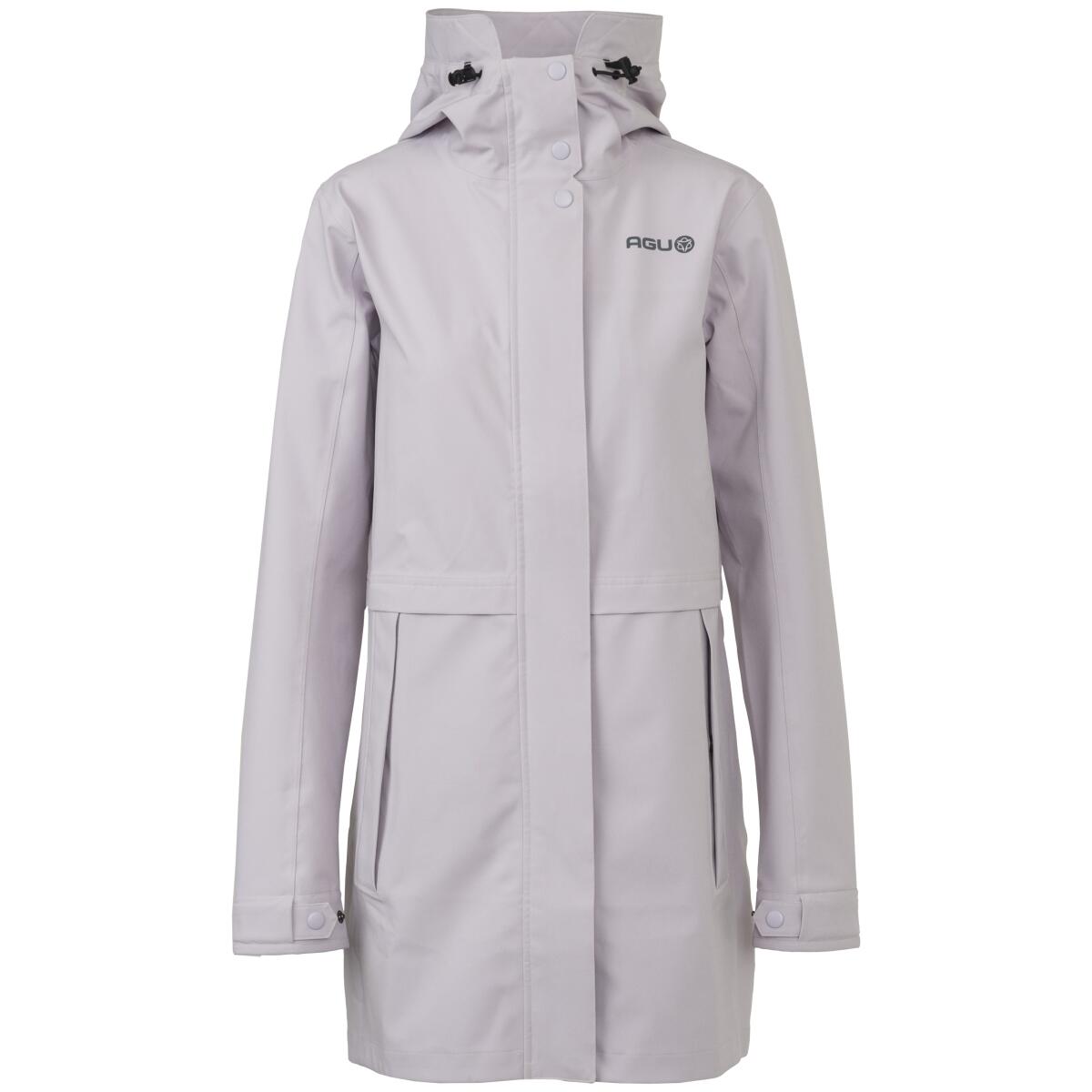 Agu - Parka Veste Imperméable Urban Outdoor Femme - Coupe-pluie - Mauve|rose - Decathlon