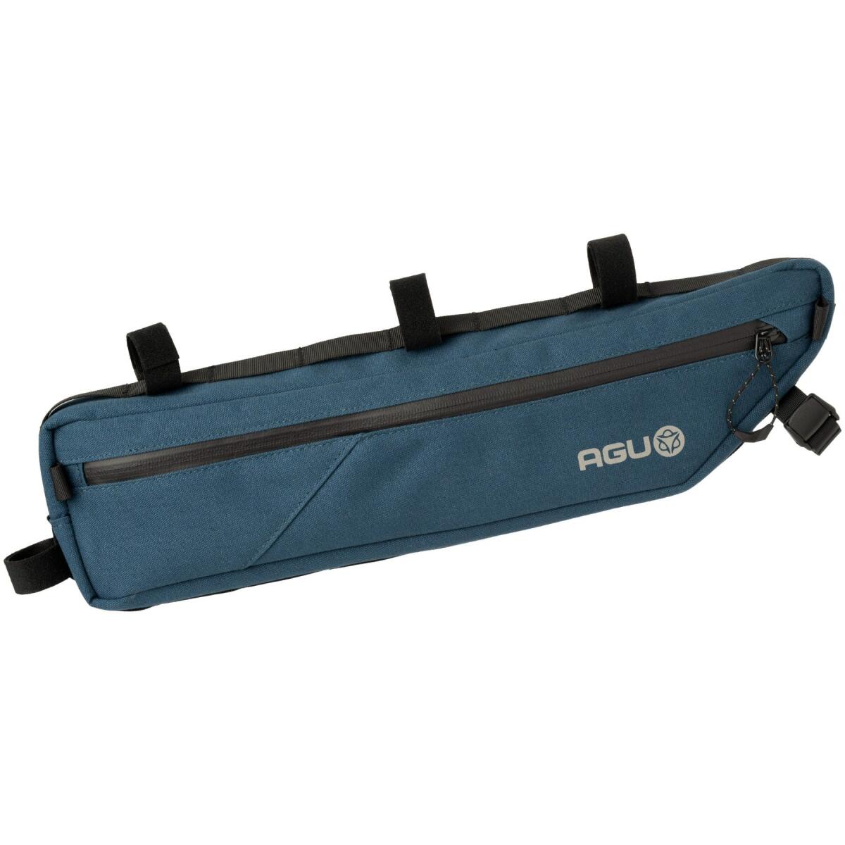 Agu - Tube Sac À Carde Venture - Sacoche De Cadre - Bleu - 3 L - Decathlon