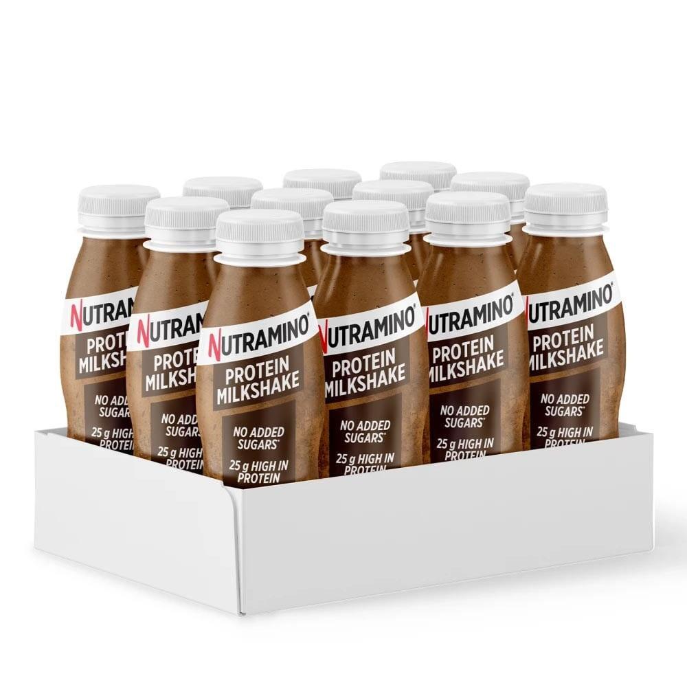 Nutramino - Boissons Protéinées | Nutramino Protein Milkshake (12x330ml) | Chocolat - Shake Protéiné - Taille Unique - Decathlon