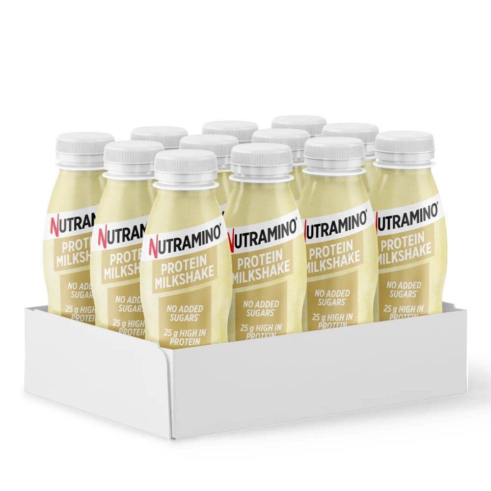 Nutramino - Boissons Protéinées | Nutramino Protein Milkshake (12x330ml) | Vanille - Shake Protéiné - Taille Unique - Decathlon