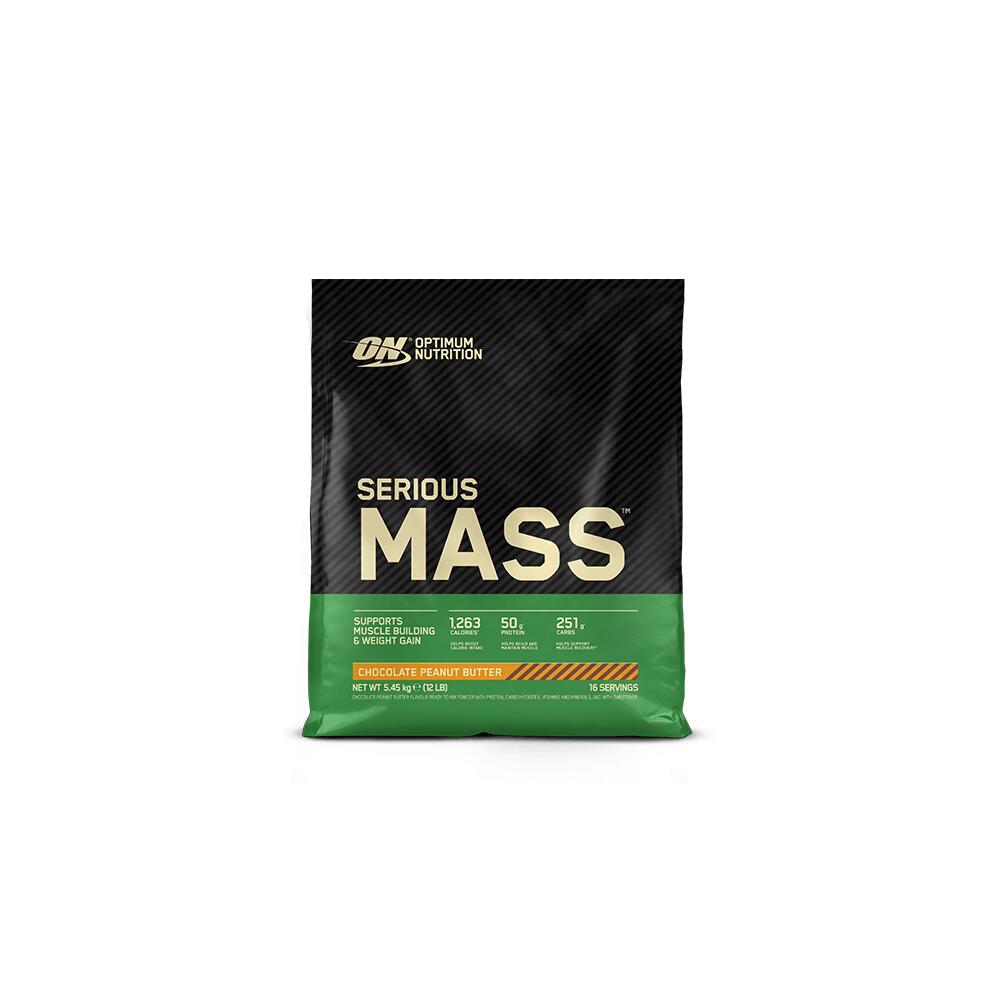 Optimum Nutrition - Gainers | Serious Mass (5,4kg) | Choco Peanuts Butter - Gainer - No Size - Decathlon