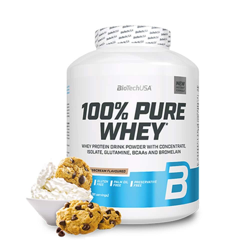 Biotechusa - Whey Protéine | 100% Pure Whey (2,27kg) | Cookies Et Cream - Isolat De Whey - Taille Unique - Decathlon