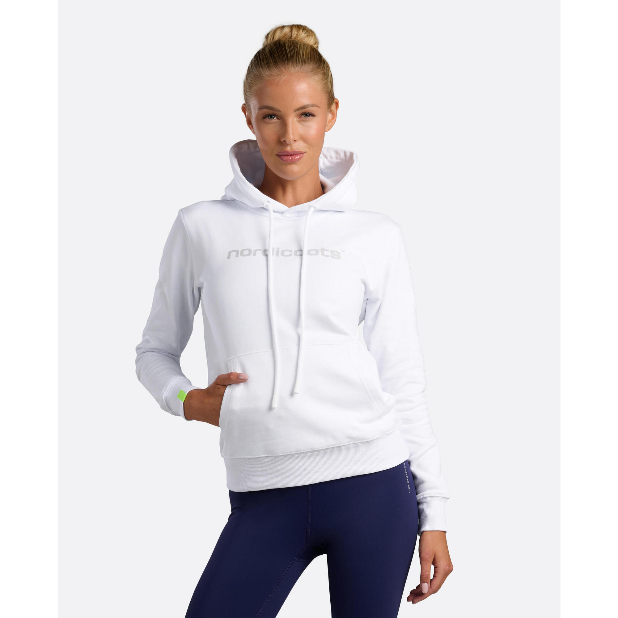 Nordicdots - Sweat À Capuche Femme En Coton Tennis/ Padel Blanc - Pull - Blanc - 42 M/l - Decathlon