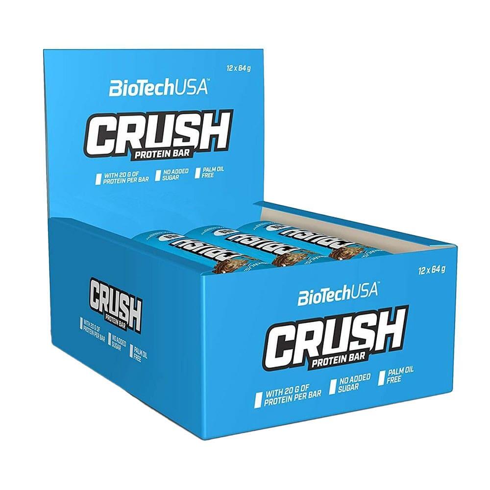 Biotechusa - Barres Protéinées | Boîte Crush Bar (12x64g) | Coco Caramel - Barre Protéinée - No Size - Decathlon