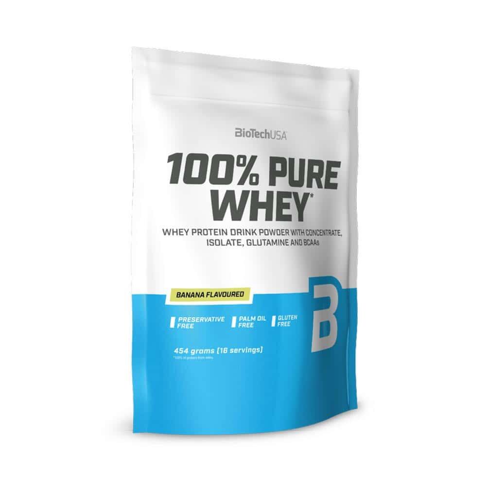 Biotechusa - Whey Protéine | 100% Pure Whey (454g) | Banane - Isolat De Whey - 450 G - Decathlon