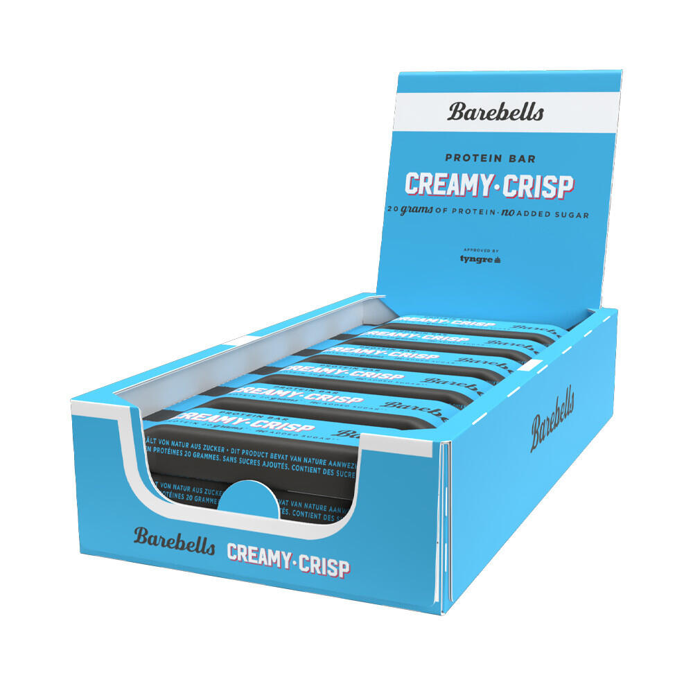 Barebells - Barres Protéinées | Boîte Barebells Barre Protéinée (12x55g) | Creamy Crisp - Barre Protéinée - Decathlon