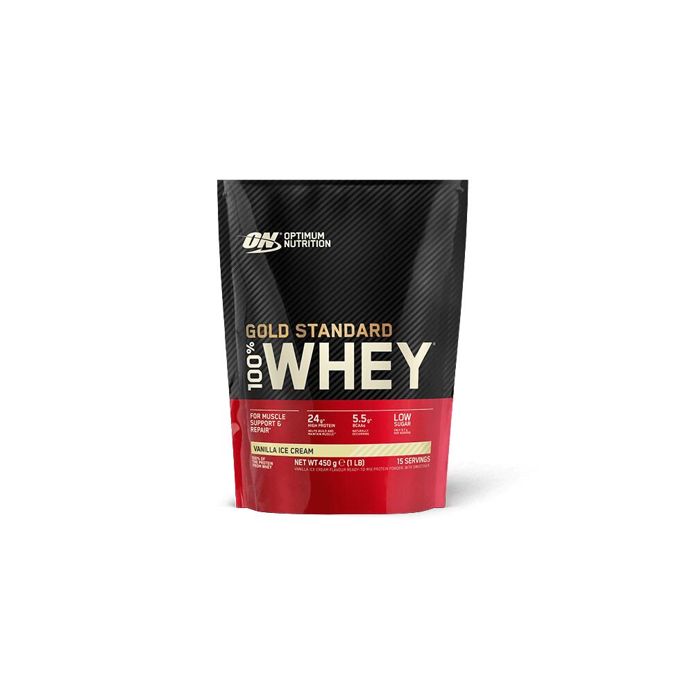 Optimum Nutrition - Whey Protéine | 100% Whey Gold (450gr) | Vanille - Whey Protéine - 450 G - Decathlon