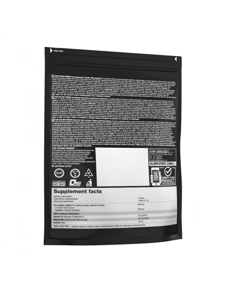 TCM Xplode Powder OLIMP 450 g Cytryna 2/2